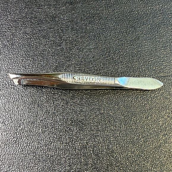 Revlon Other - Vintage Revlon Slant Tip Stainless Tweezers 3"